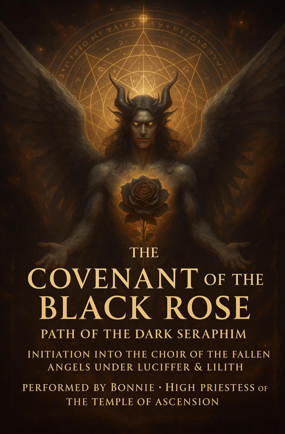 The Covenant of the Black Rose + Charged Digital Artwork