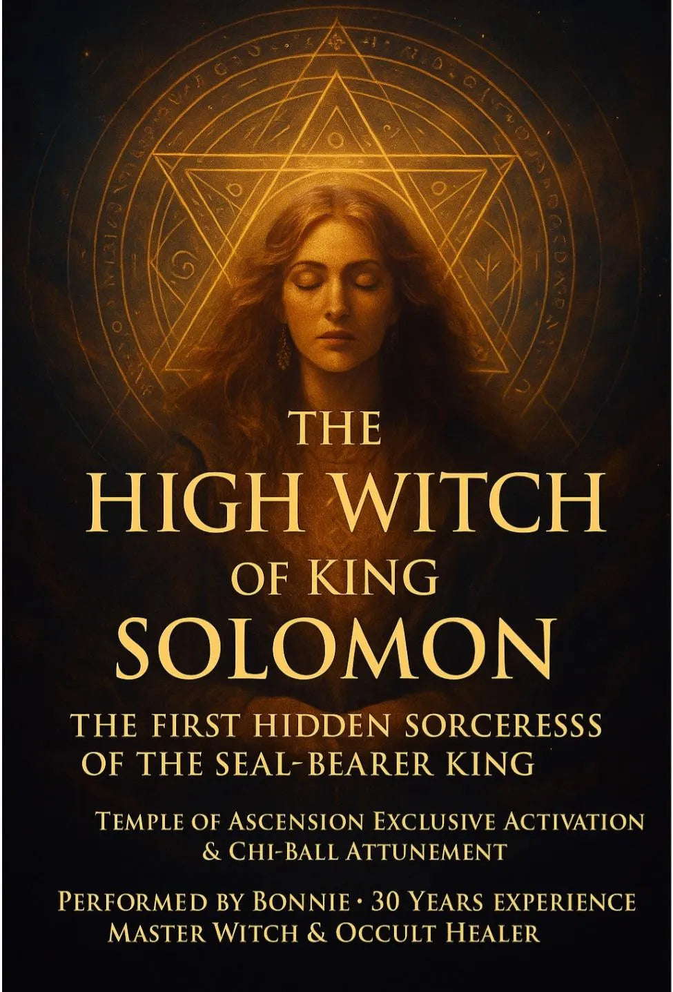 The High Witch of King Solomon Initiation Attunement + Charged Digital Artwork