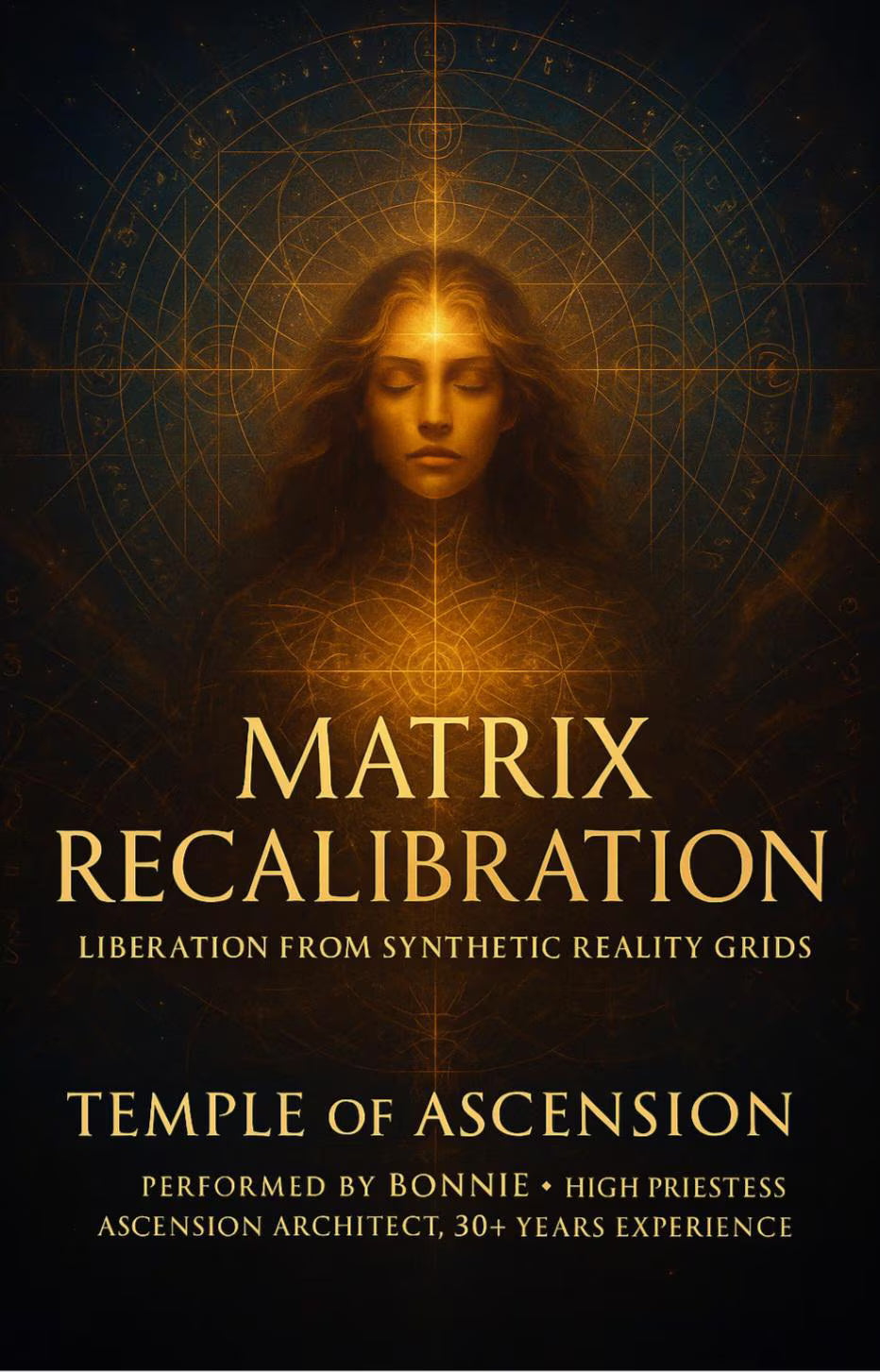 Matrix Recalibration – Liberation From Synthetic Reality Grids Attunement + Charged Digital Artwork