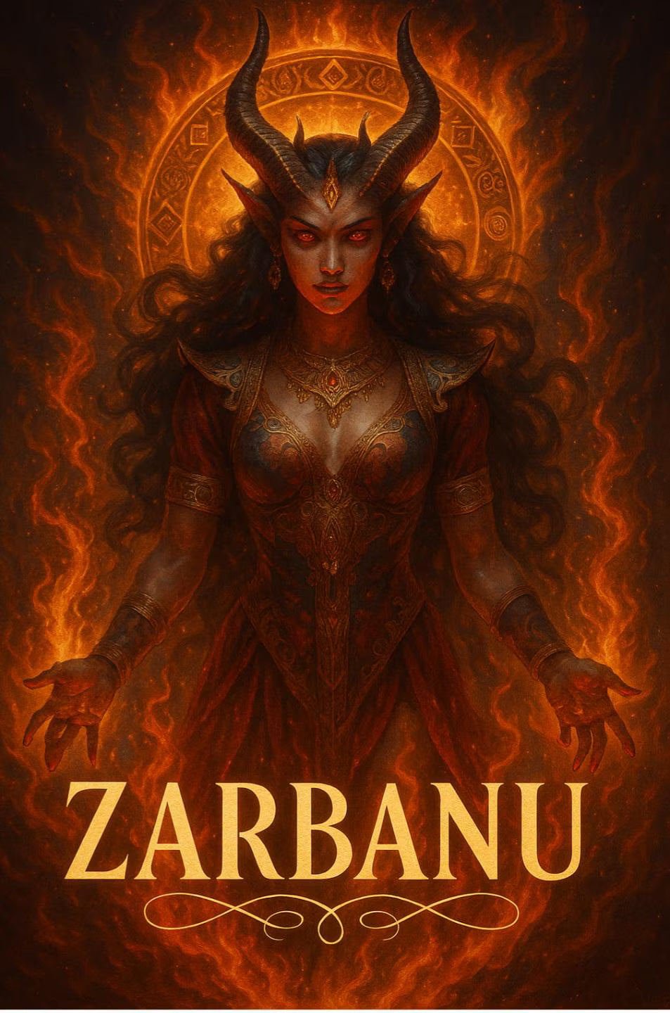 ZARBANU – THE SACRED Inferno Rite and Attunement + Charged Digital Artwork