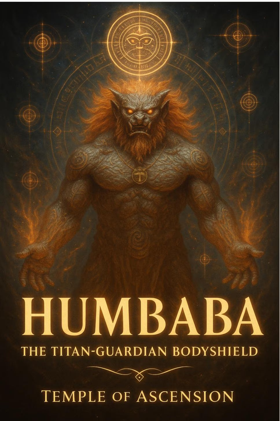 HUMBABA – THE TITAN-Guardian Attunement + Charged Digital Artwork