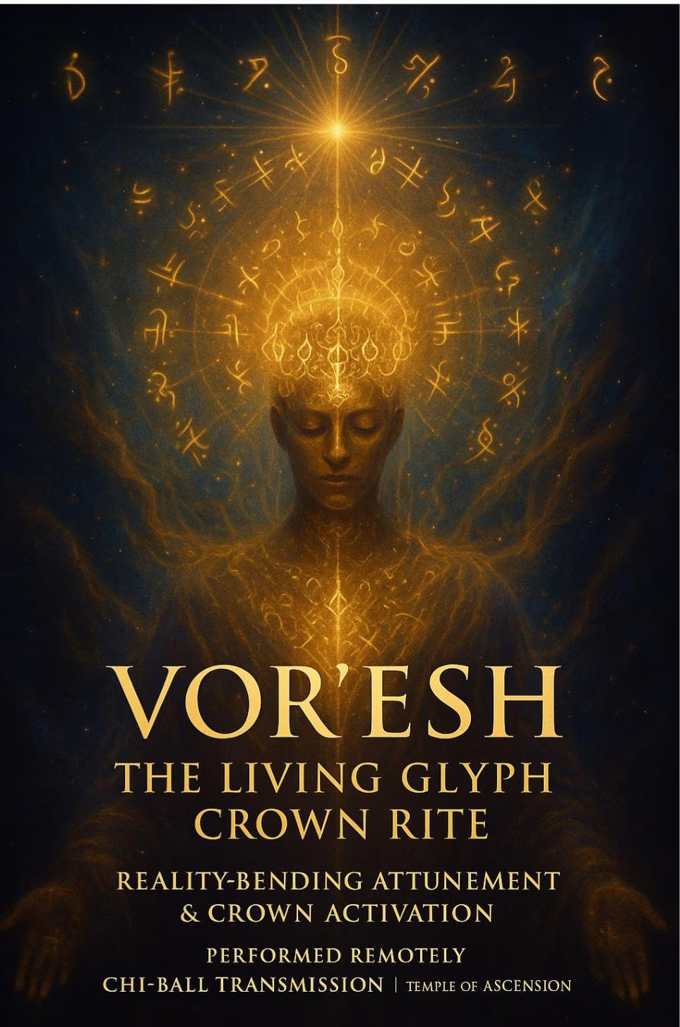 Vor’esh – The Living Glyph Crown Rite + Charged Digital Artwork