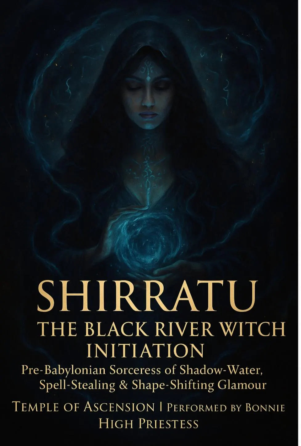 Shirratu – The Black River Witch Initiation Attunement + Charged Digital Artwork