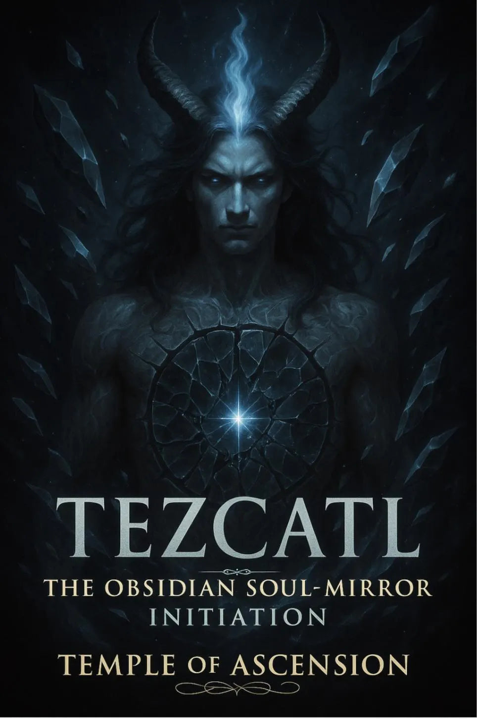 TEZCATL – THE OBSIDIAN Soul Mirror Initiation + Charged Digital Artwork