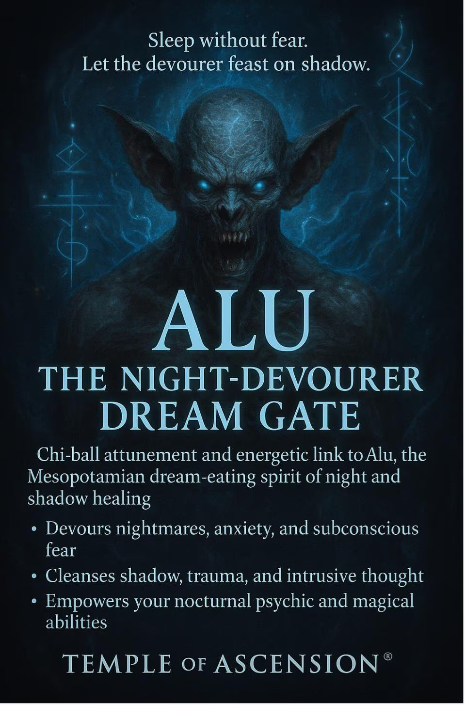 ALU – THE NIGHT-Devourer Dream Gate Attunement + Charged Digital Artwork