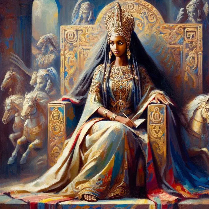 Queen of Sheba Prosperity Link Activation, Attunement and Energetic Link+ Charged Digital Artwork