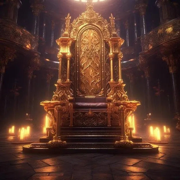 Throne of Golden Dominion Recalibration, Activation and Energetic Link+ Charged Digital Artwork