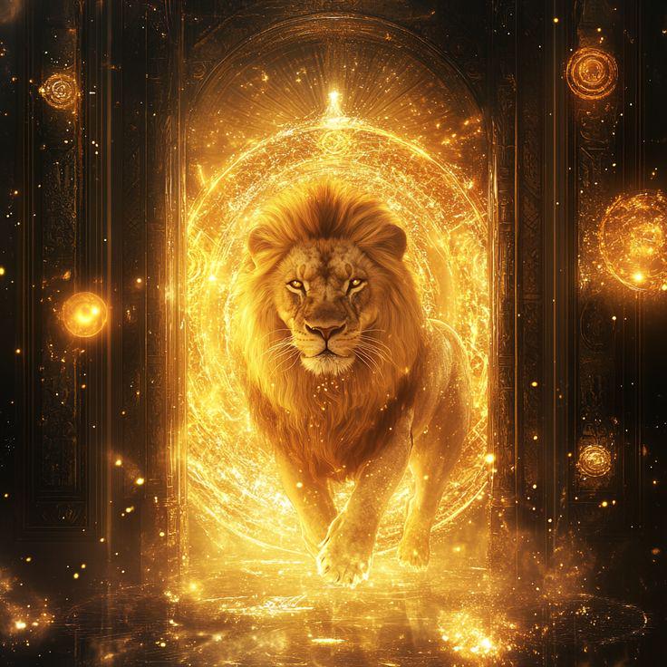 Lions Gate Guardian Activation and Energetic Connection + Charged Digital Artwork