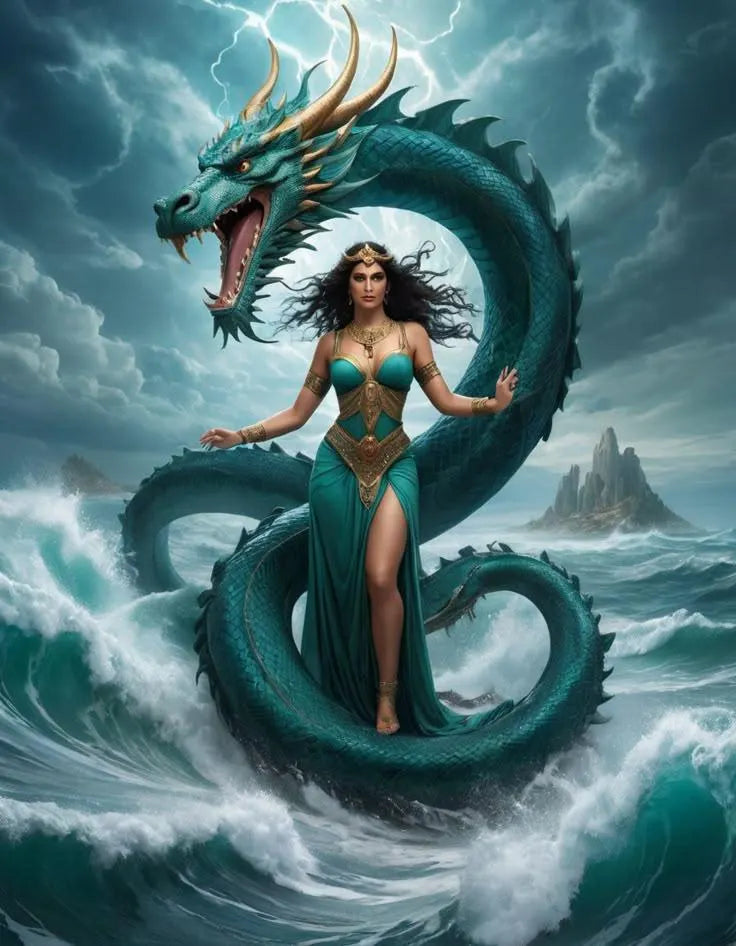 Tiamat Activation, Attunement and Energetic Link + Charged Digital Artwork