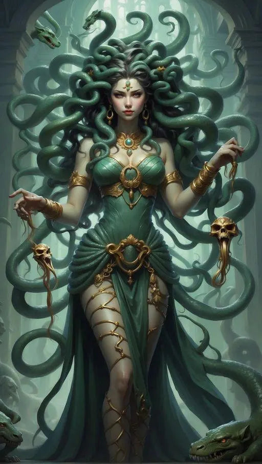 Medusa Activation, Attunement and Energetic Link+ Charged Digital Artwork