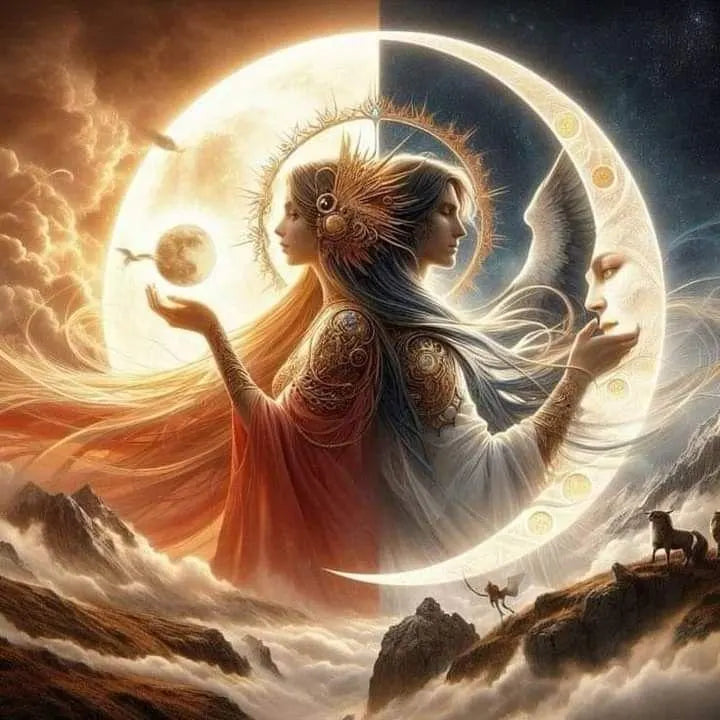 Solar and Lunar Goddess Ascension Package with Selene, Hathor and Solar Goddess Currents Activation and Recalibration+ Charged Digital Art