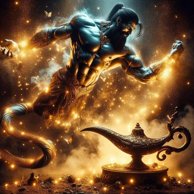 Golden Djinn Vault Pact Alignment with the ancient djinn of wealth, fire and free will