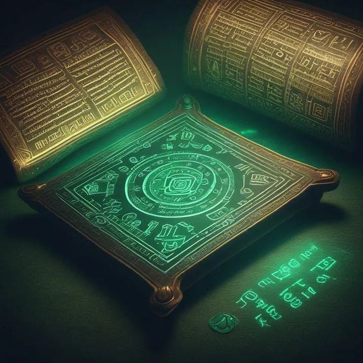 Emerald Tablets Activation, Attunement and Energetic Link+ Charged Digital Artwork