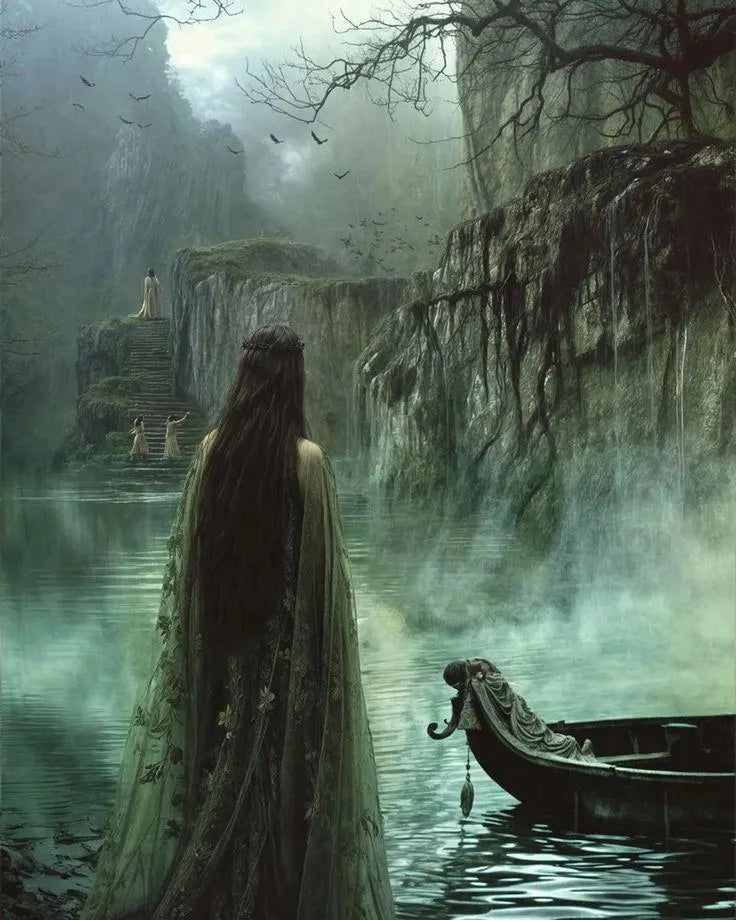 Lady of The Lake Mystical and Magical Initiation Activation, Attunement and Energetic Link+ Charged Digital Artwork