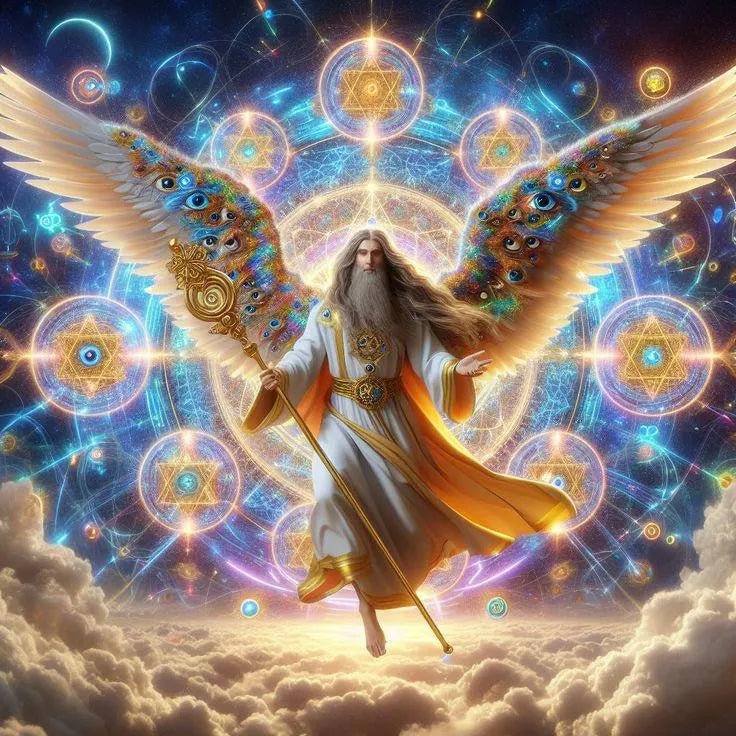 Celestial Key of Metatron Activation and energetic link + Charged digital artwork