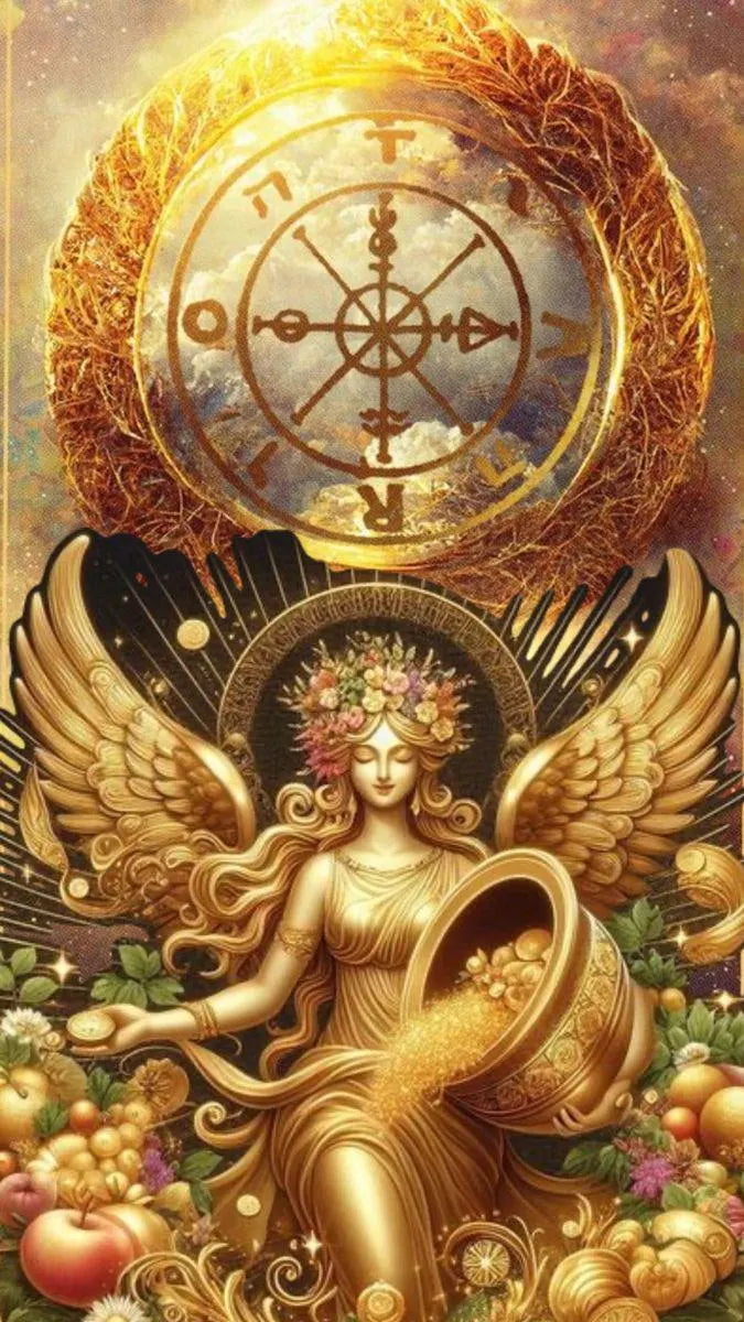 Fortuna's Wheel Recalibration, Activation and Energetic Link+ Charged Digital Artwork