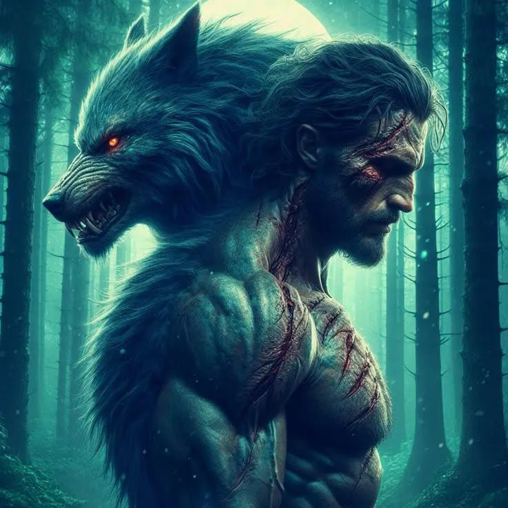 The Lykos Protocol – Astral Lycan Recalibration & Transformation + Charged digital artwork