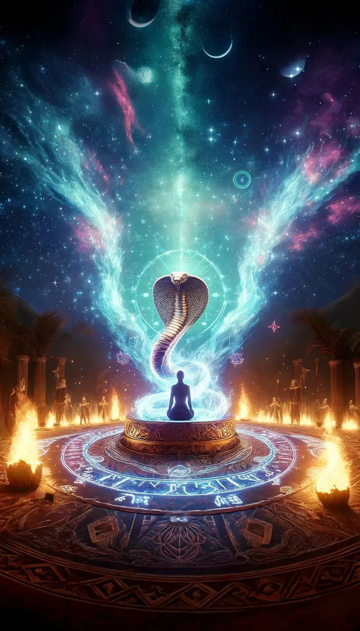 The Lunar Serpent Coil – Intuition, Magnetism & Dream Power Installation