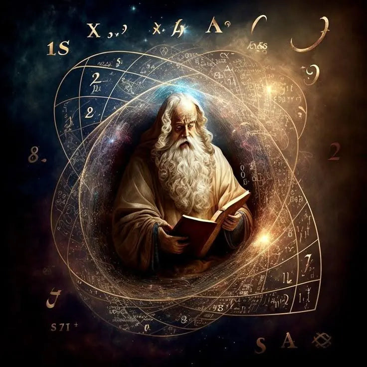 Pythagoras Current Sacred Geometry and Universal Harmony Activation, Attunement and Energetic Link+ Charged Digital Artwork